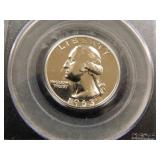1963 Washington Quarter; PCGS PR67;