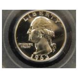 1963 Washington Quarter; PCGS PR67;