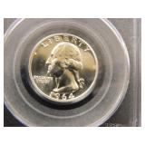 1964 Washington Quarter; PCGS PR67;