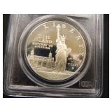 1986-S Statue of Liberty Silver Dollar; PCGA PR67D