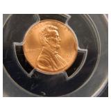2007-D Lincoln Memorial Penny; PCGS SP67RD; Satin