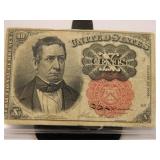 U.S. Ten Cent Franctional Currency;