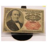 U.S. Twenty-Five Cent Fractional Currency;