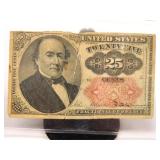 U.S. Twenty-Five Cent Fractional Currency;