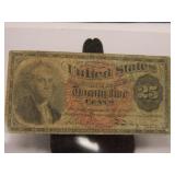 U.S. Twenty-Five Cent Fractional Currency;