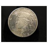 1928 Peace Silver Dollar;