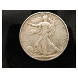 1939-S Walking Liberty Half Dollar;