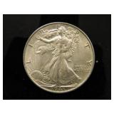 1943-P Walking Liberty Half Dollar;
