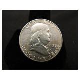 1950-D Franklin Half Dollar;