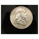 1952-D Franklin Half Dollar;