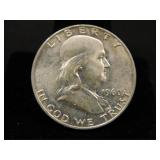 1960-D Franklin Half Dollar;