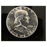 1961 Proof Franklin Half Dollar;