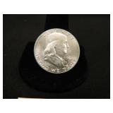 1962 Franklin Half Dollar;