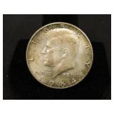 1964 Kennedy Half Dollar; 90% Silver;