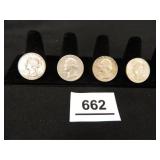 1963 Washington Quarters "D"-(2); "P"-(2);