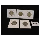 Washington Quarters; 1972-D; 1977-P; 1978-D (2);
