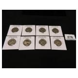 1983-P Washington Quarters Uncirculated; (8);