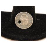 1832 Bust Half Dime; Hole in Coin-see pics;