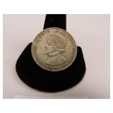 1953 Panama Cincuentenario Silver Coin;