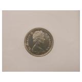 1965 Canadian Silver Dime; PCI MS66;