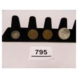 Canadian Coins (3); 1910-5 cent; 1920-1 cent; 1940