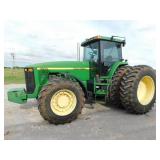 1997 John Deere 8300, MFW, tractor,