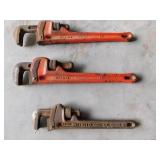 2-Ridgid 14" steel pipe wrenches,