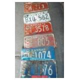 ANTIQUE LISCENSE PLATES