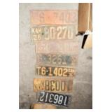ANTIQUE LISCENSE PLATES