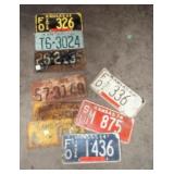 ANTIQUE LISCENSE PLATES