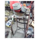 BARREL STAND  FUNNELS