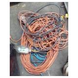SHOP LIGHT AND EXTENSION CORDS