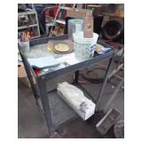 ROLL CART AND CONTENTS