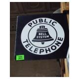 BELL SYSTEM PORCELIN SIGN