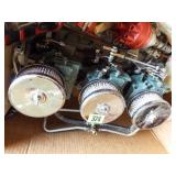 3 DUECE SETUP SM BLOCK CHEVY EDELBROCK ROCHESTER