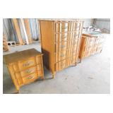 Nice dresser w/mirror, chest, night stand