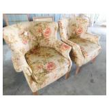 2-floral chairs 2-floral chairs