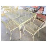 iron patio table w/chairs