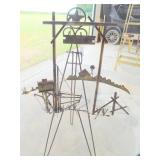 Easel w/Brass art