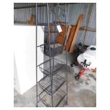 Stand with 5 wire baskets Stand with 5 wire baskets
