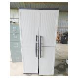 Plastic storage cabinet