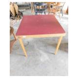 Wood Card table