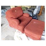 Large Occasional Chair & Ottoman