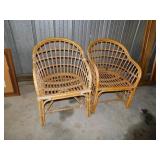2-Rattan chairs 2-Rattan chairs