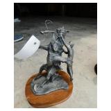 Pewter Cowboy Art