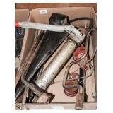 grease gun, crow bar, socket extensions grease gun, crow bar, socket extensions