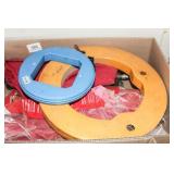 grease gun, rags, septic snake grease gun, rags, septic snake