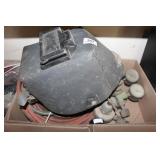 Helmet, cutting torch, hoses, gauges Helmet, cutting torch, hoses, gauges