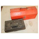Red Tool Box with Contents Red Tool Box with Contents