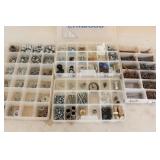 4 cases - bolts, nails, misc 4 cases - bolts, nails, misc